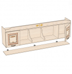 Аврора Секция навесная (клен) ЛД 504.130 (1931х500х381)