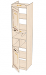 Аврора Стеллаж левый (клен) ЛД 504.220 (500х2106х473)
