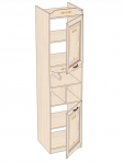 Аврора Стеллаж правый (клен) ЛД 504.050 (500х2106х472)