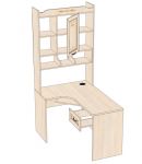 Аврора Стол угловой комбинированный ЛД 504.100 (902х2106х1305)