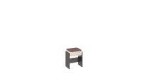 Кантри табурет Т1 венге/к/з темно-коричневый №725 (280×345×450)