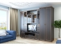 Гостиная Марина правая. Корпус Chesterfild Oak - Фасад Chesterfild Oak. 3239x624х2349