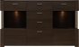 Рафло венге Витрина KOM 2W4S 10-16 (1600х455х965)