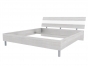 Скала кровать без основания 1800х2000 (1254x707x2148) Дуб Сантана/Белый Глянец