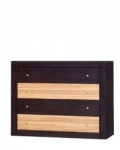 КАПРИ цвет венге магия/зебрано африканское Комод 4S-110 1100х420х870