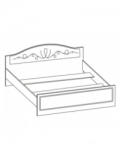 SKR-1600 Кровать 1654х2043х870