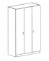 SH-1 Шкаф для одежды 3 двери 1332х580х2150