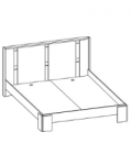 Квадро Кровать с металлокаркасом 1686х2100х950