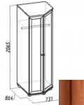 Марракеш Шкаф угловой 1 Стандарт 731х864х2065