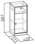 Комфорт 7 Тумба 30 (408х887х373)