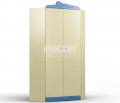 Денди синий СБ-1424 Шкаф угловой (897х1988х897)