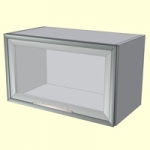702-852 Шкаф над вытяжкой 600 стекло. Размер Ш600хВ352хШ320